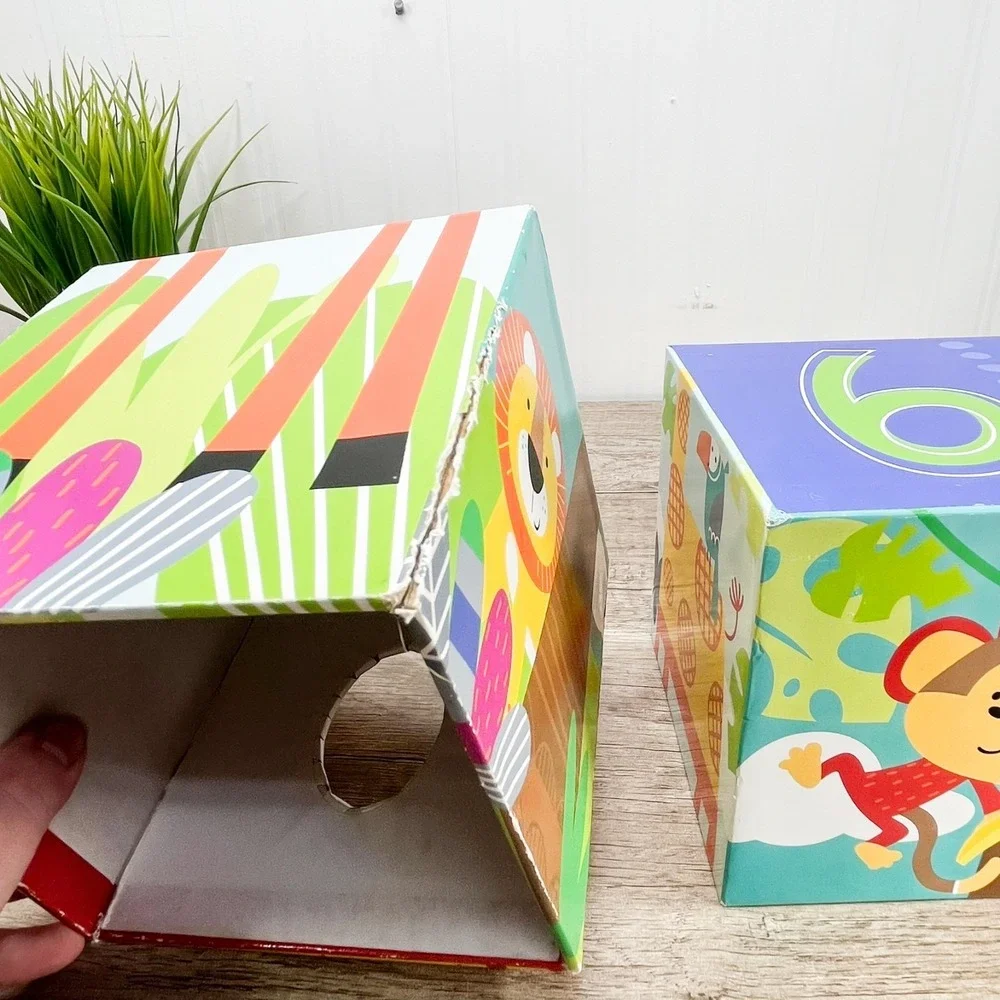 Counting and Shapes Nesting Blocks Baby Stacking Building Blocks‎ Cardboard